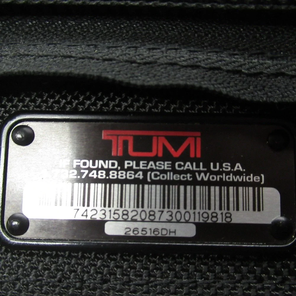 Tumi T Pass Laptop Briefcase Blk Ballistic Nylon Checkpoint Friendly Laptop Work